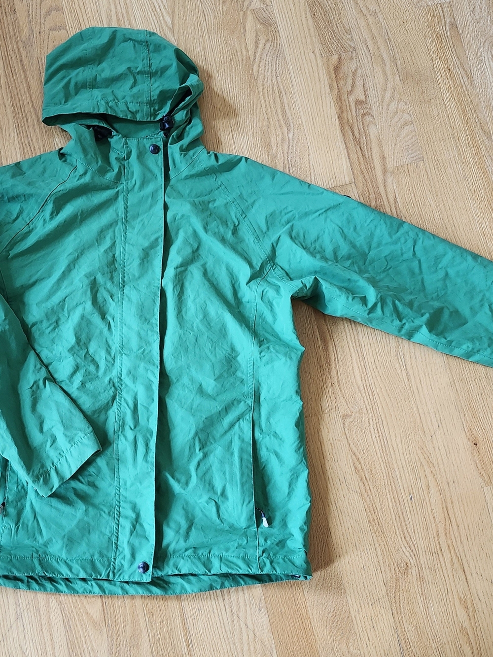 Lightweight Green Hooded Utility Jacket - Casual Everyday Layer